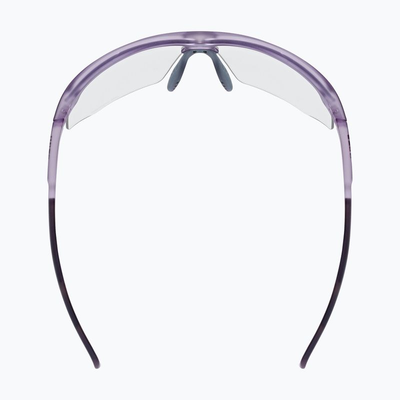 Окуляри сонцезахисні UVEX Aerios Small V purple matt/smoke 4