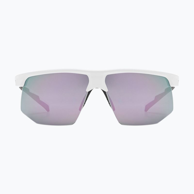 Окуляри сонцезахисні UVEX Aerios Small white matt/mirror rose 2