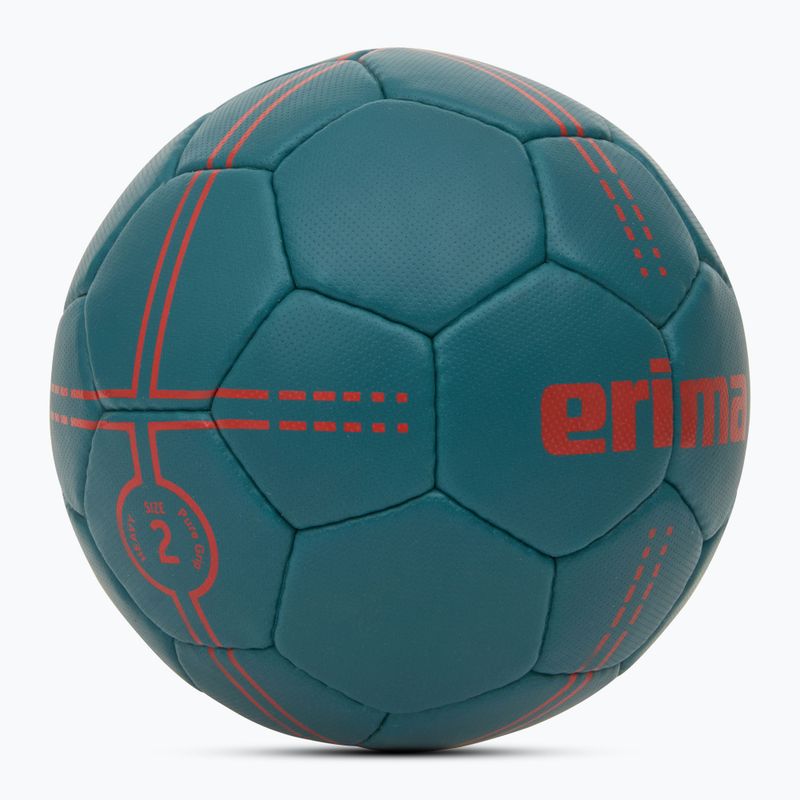 М'яч гандбольний ERIMA Pure Grip Heavy petrol/flery coral розмір 2 2
