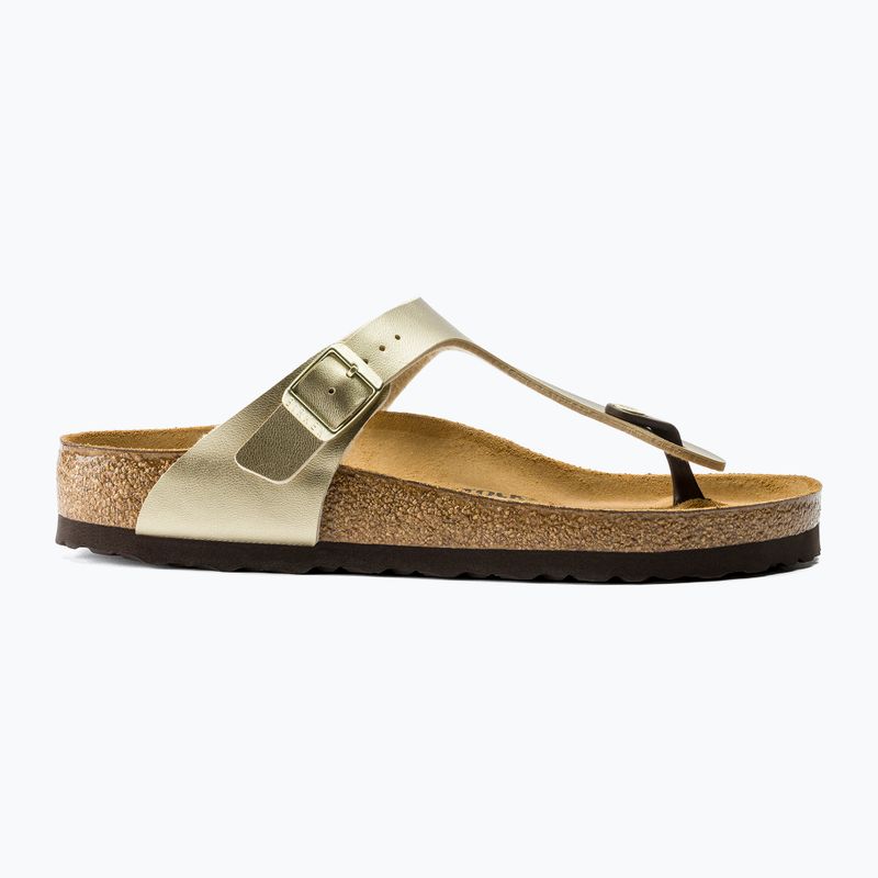 Шльопанці жіночі BIRKENSTOCK Gizeh BF Regular gold 9