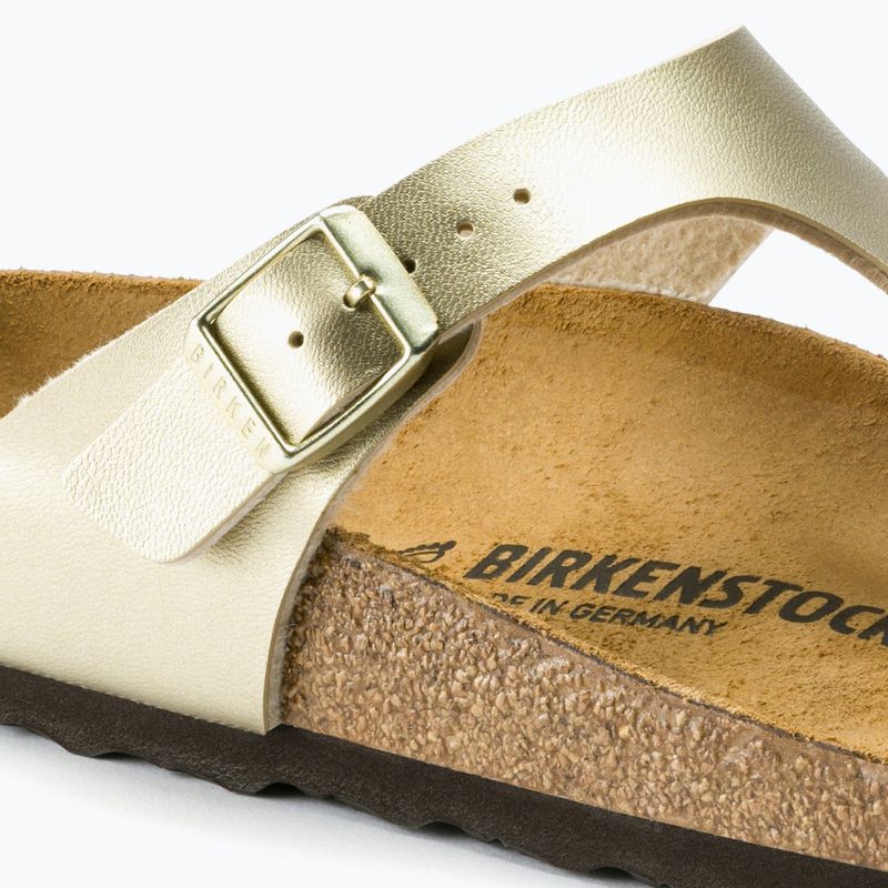 Шльопанці жіночі BIRKENSTOCK Gizeh BF Regular gold 10