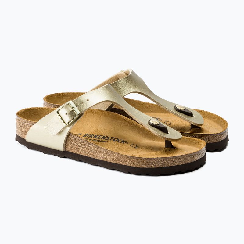 Шльопанці жіночі BIRKENSTOCK Gizeh BF Regular gold 11