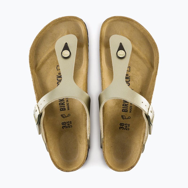 В'єтнамки BIRKENSTOCK Gizeh Birko-Flor Narrow gold 3