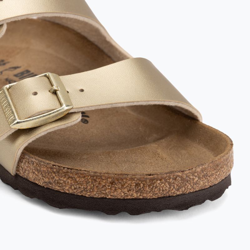 Шльопанці BIRKENSTOCK Arizona Birko-Flor gold 7
