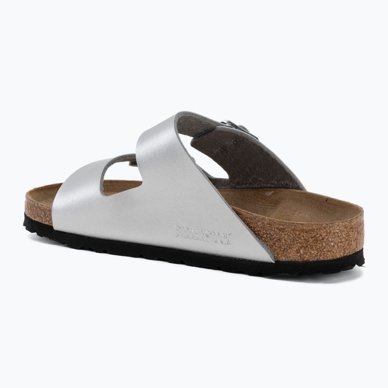 Шльопанці BIRKENSTOCK Arizona Birko-Flor silver 3