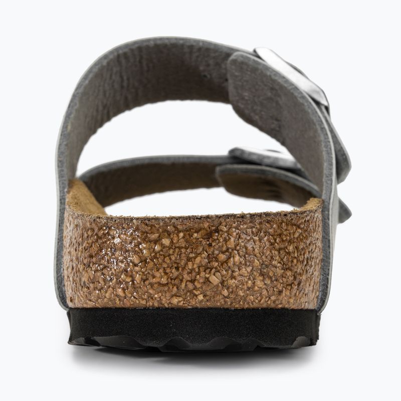 Жіночі шльопанці BIRKENSTOCK Arizona BF Narrow сріблясті 4