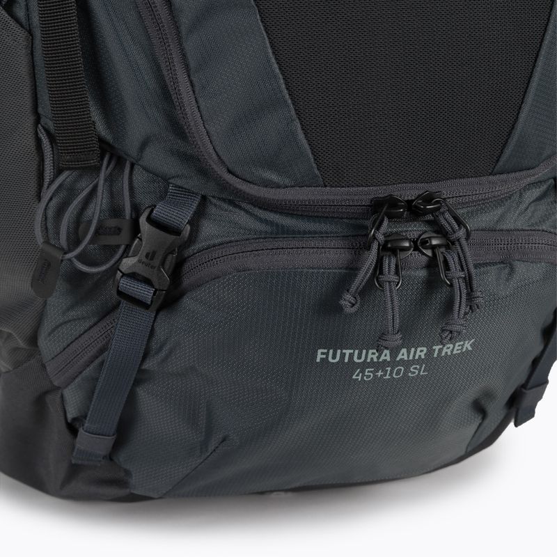 Рюкзак для трекінгу deuter Futura Air Trek SL 45 + 10 л чорний 3402021 4