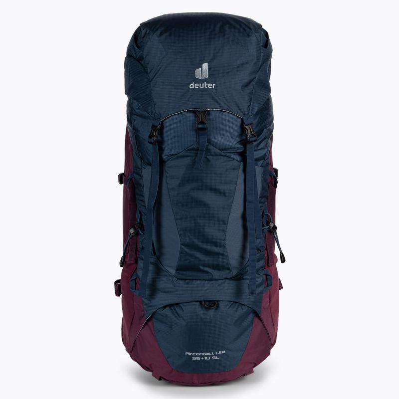 Рюкзак для трекінгу жіночий deuter Aircontact Lite SL 35+10 л синьо-бордовий 3340221