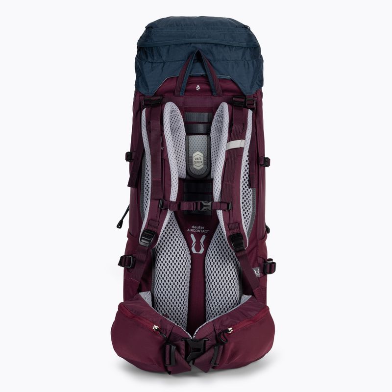 Рюкзак для трекінгу жіночий deuter Aircontact Lite SL 35+10 л синьо-бордовий 3340221 2
