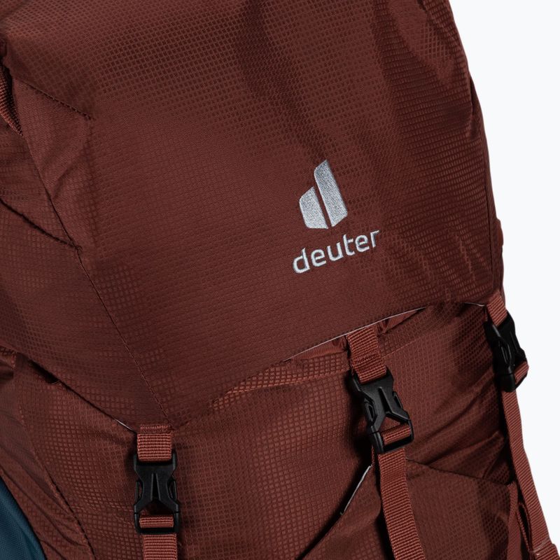 Рюкзак для трекінгу deuter Aircontact Lite 40 + 10 л червоний 3340321 4