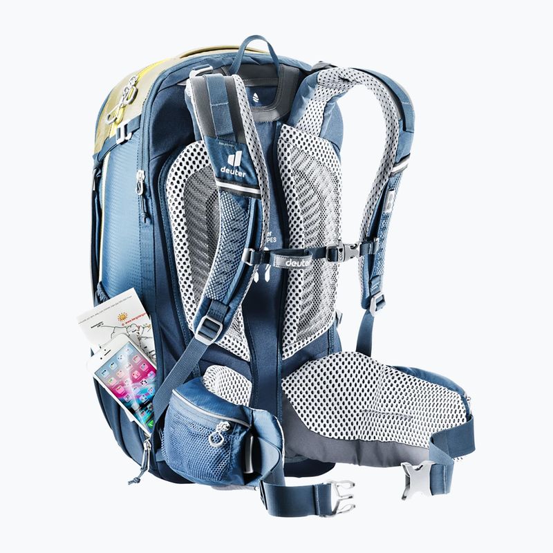 Рюкзак велосипедний Deuter Trans Alpine Pro 28 l clay/marine 11