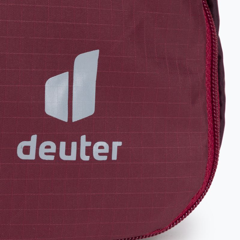 Косметичка туристична deuter Wash Center Lite II бордова 3930621 4