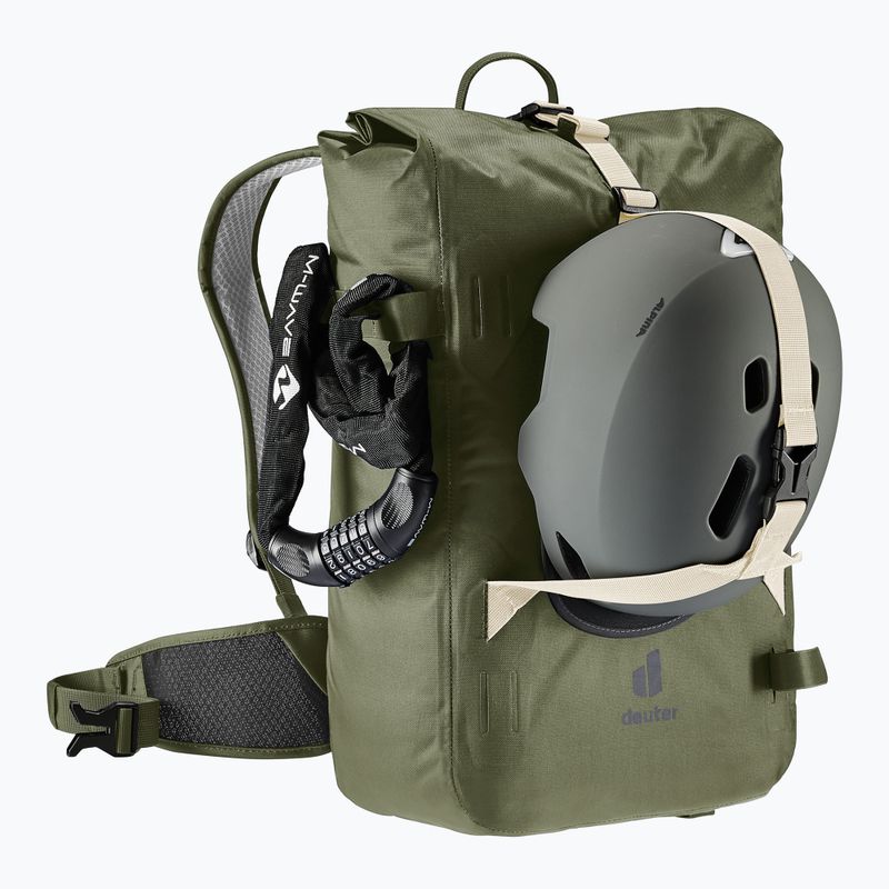Рюкзак велосипедний Deuter Amager 25+5 khaki 7