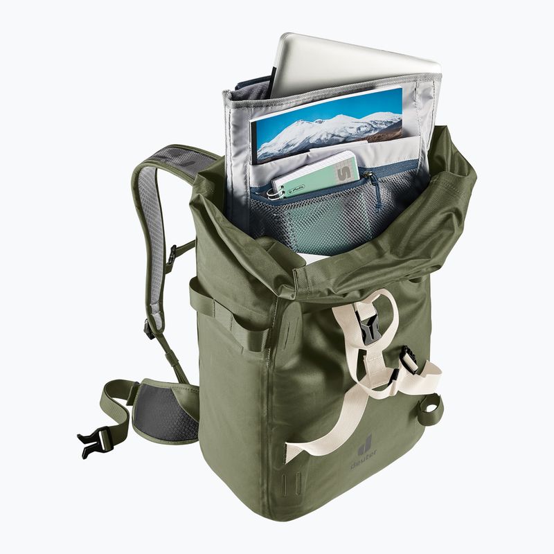 Рюкзак велосипедний Deuter Amager 25+5 khaki 9