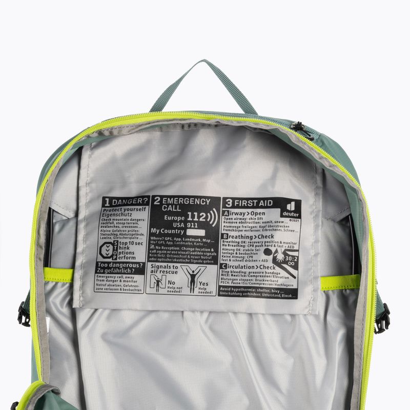 Рюкзак туристичний deuter Speed Lite 25 l jade/citrus 10