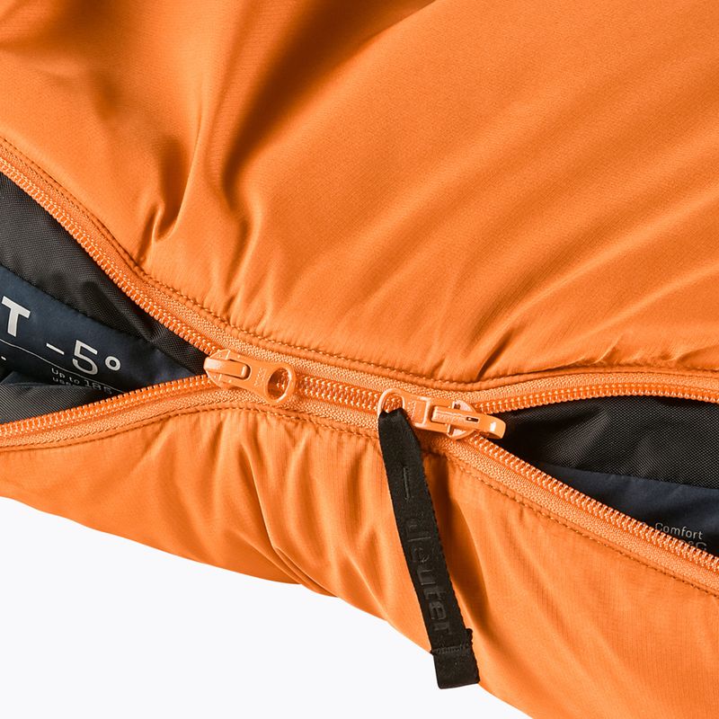 Спальний мішок Deuter Orbit -5° regular/right mandarine/ink 5