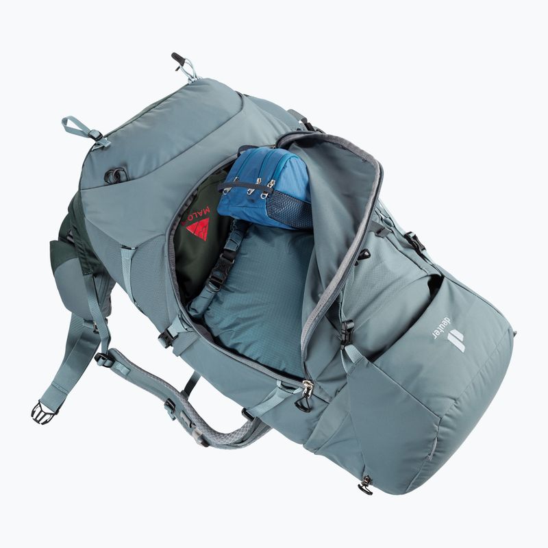 Рюкзак трекінговий жіночий Deuter Aircontact Core 45 + 10 l SL shale/ivy 12