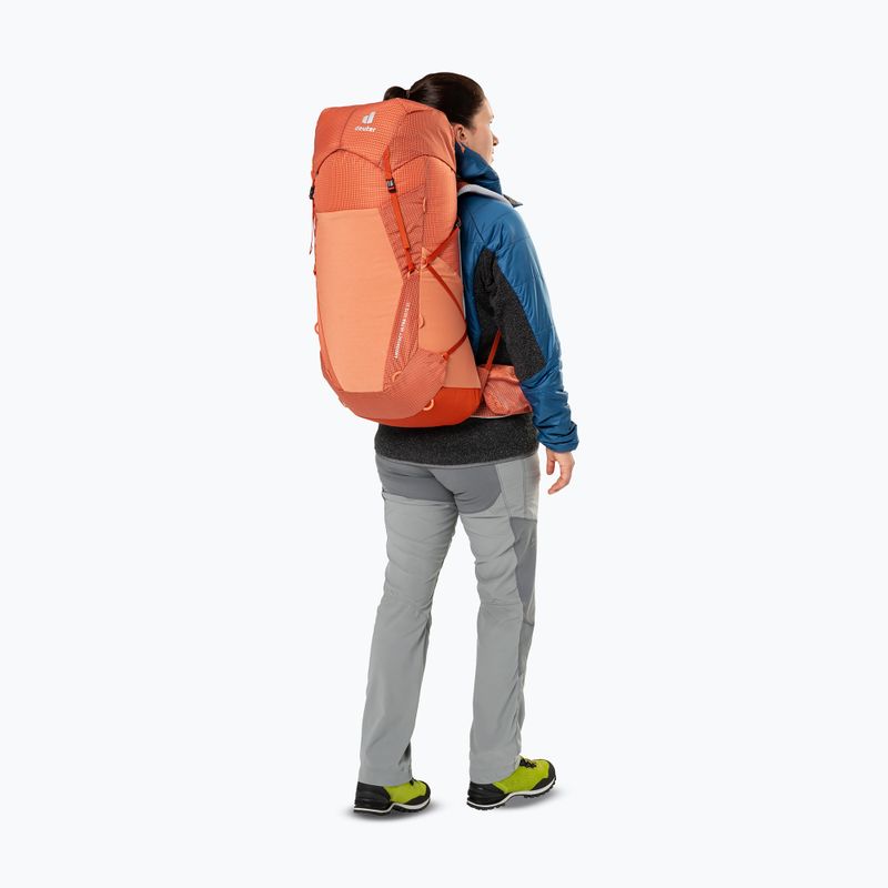 Рюкзак трекінговий deuter Aircontact Ultra 45+5 SL sienna/paprika 12