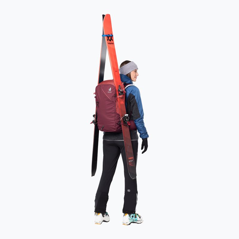 Рюкзак для скітуру жіночий Deuter Freerider Pro 32+ l SL maron/currant 11