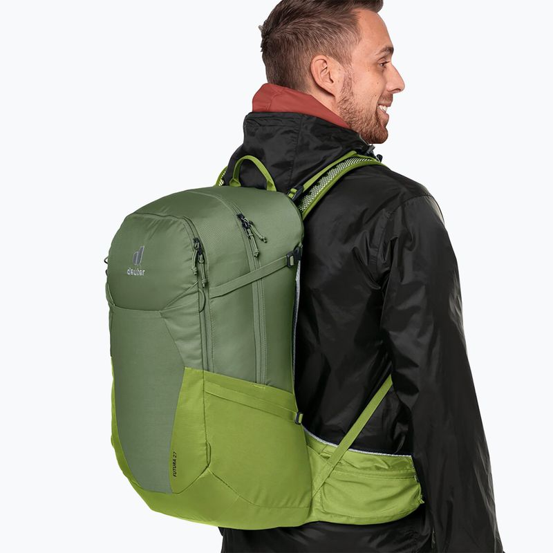 Туристичний рюкзак Deuter Futura 27 л хакі/луговий 7