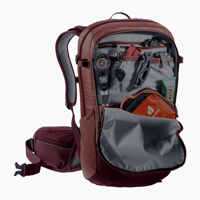 Рюкзак велосипедний жіночий Deuter Flyt 12 l SL caspia/maron 10