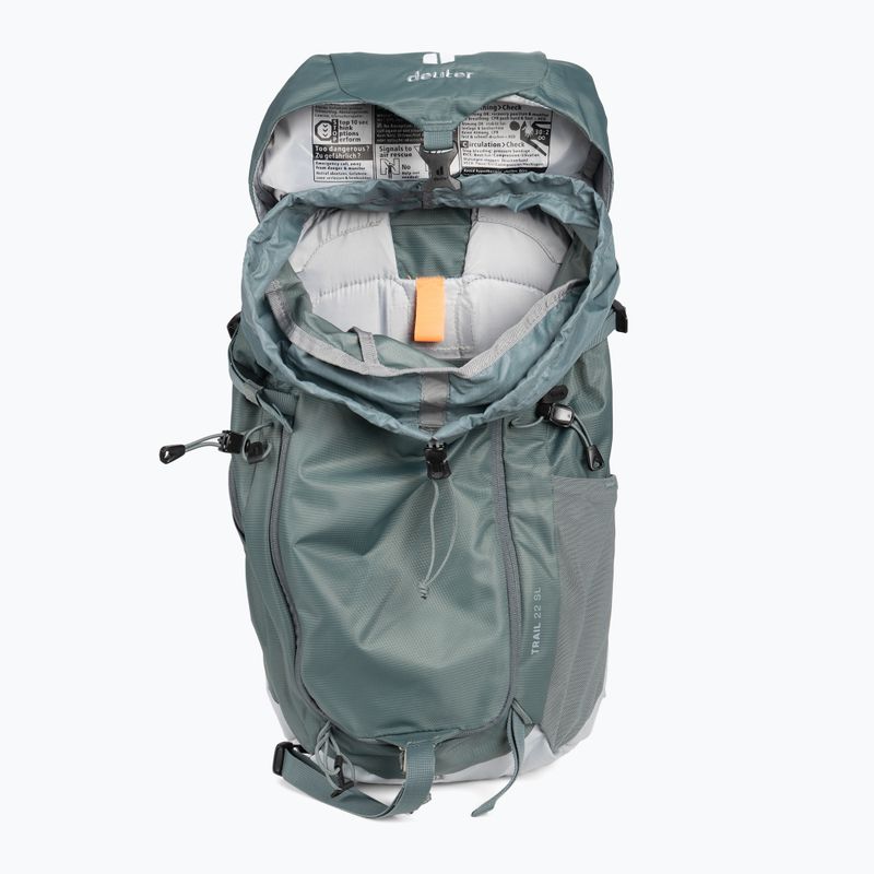 Рюкзак туристичний жіночий Deuter Trail 22 l SL teal/tin 4