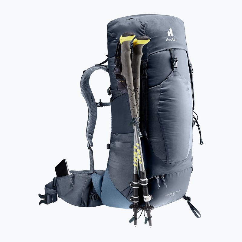 Рюкзак трекінговий Deuter Aircontact Lite 40 + 10 l black/marine 6