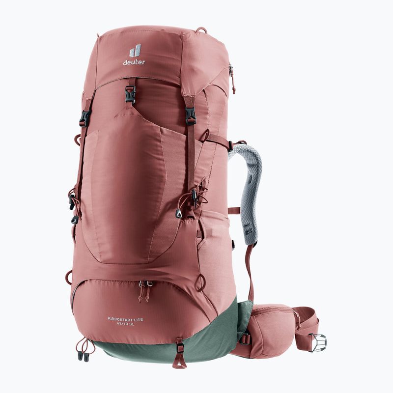 Рюкзак трекінговий жіночий Deuter Aircontact Lite 45 + 10 l SL caspia/ivy 2