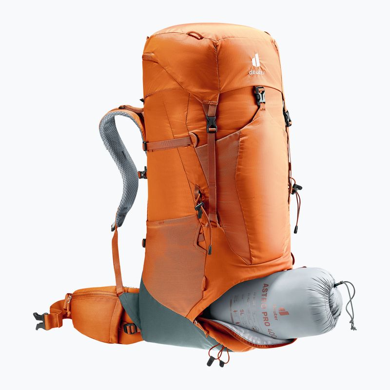 Рюкзак трекінговий Deuter Aircontact Lite 50 + 10 l chestnut/teal 5