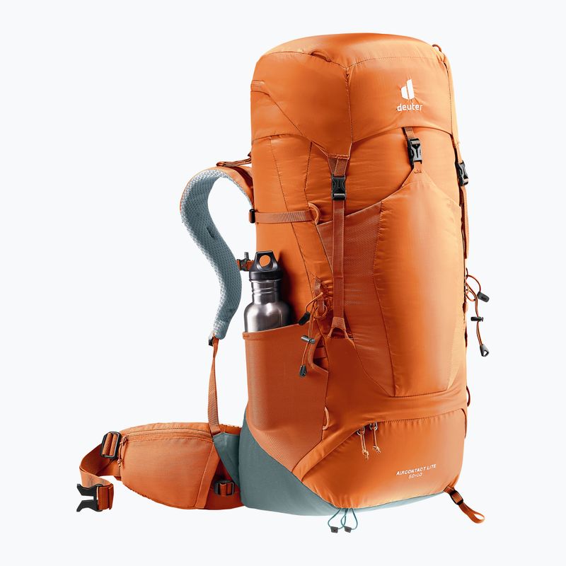 Рюкзак трекінговий Deuter Aircontact Lite 50 + 10 l chestnut/teal 8