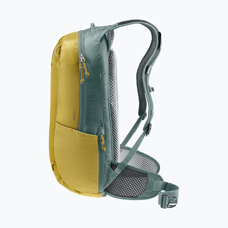 Рюкзак велосипедний deuter Race 16 tumeric/ivy 5