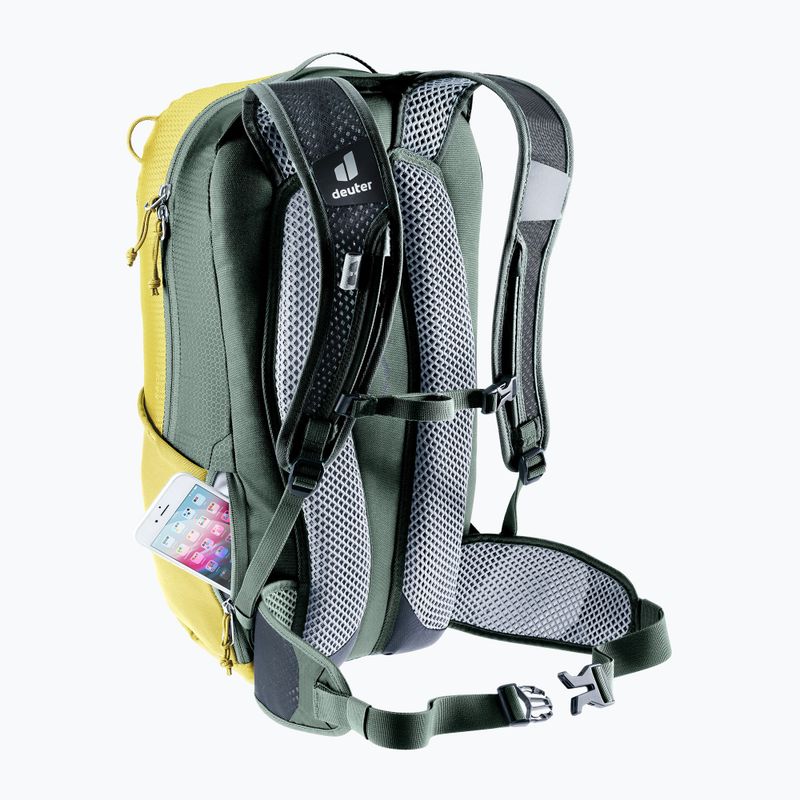 Рюкзак велосипедний deuter Race 16 tumeric/ivy 10