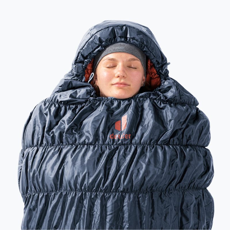 Спальний мішок Deuter Exosphere 0° SL чорнило/червоне дерево 9