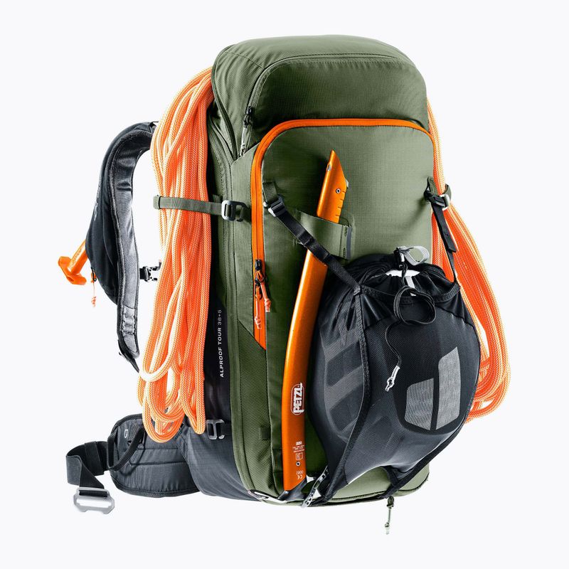 Рюкзак лавинний Deuter Alproof Tour 38 + 5 л khaki/black 10