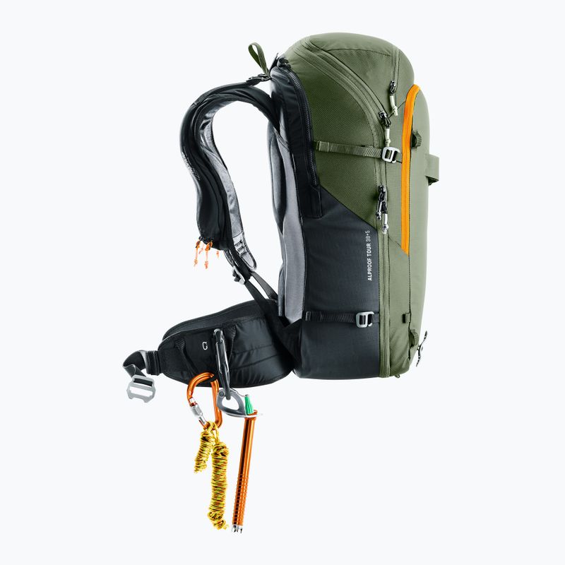 Рюкзак лавинний Deuter Alproof Tour 38 + 5 л khaki/black 12