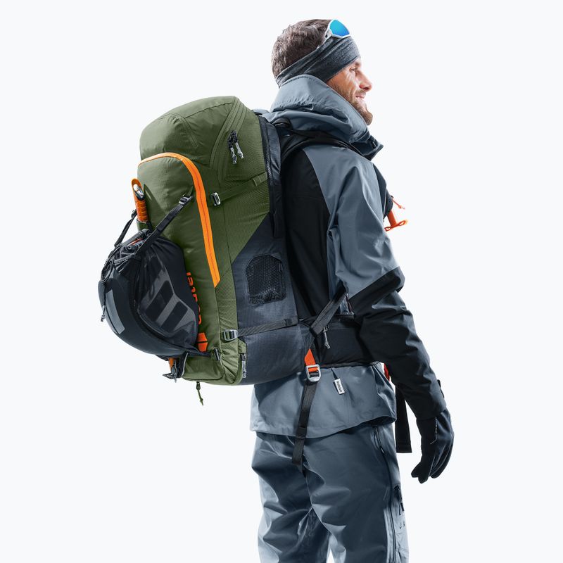 Рюкзак лавинний Deuter Alproof Tour 38 + 5 л khaki/black 19