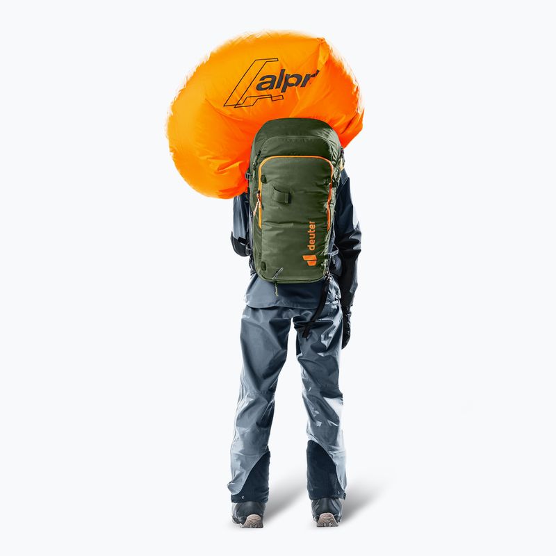 Рюкзак лавинний Deuter Alproof Tour 38 + 5 л khaki/black 25