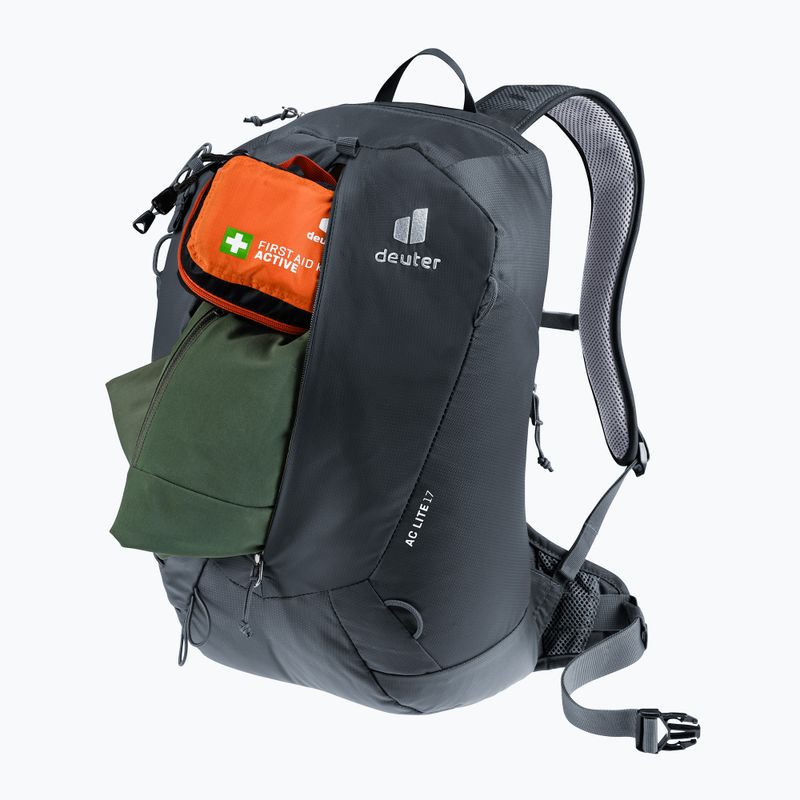Туристичний рюкзак Deuter AC Lite 17 л чорний 10