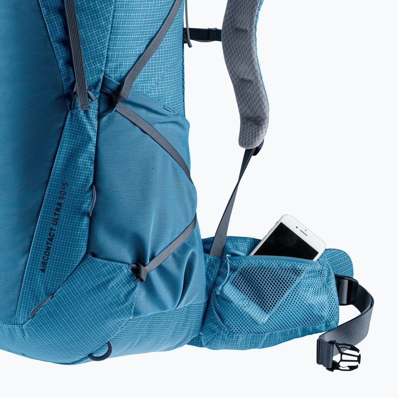 Рюкзак трекінговий deuter Aircontact Ultra 50 + 5 л wave/ink 11