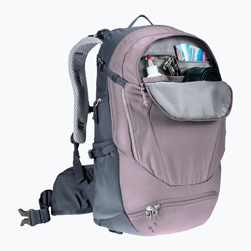 Жіночий велорюкзак deuter Trans Alpine 22 л SL лавандовий/чорний 14