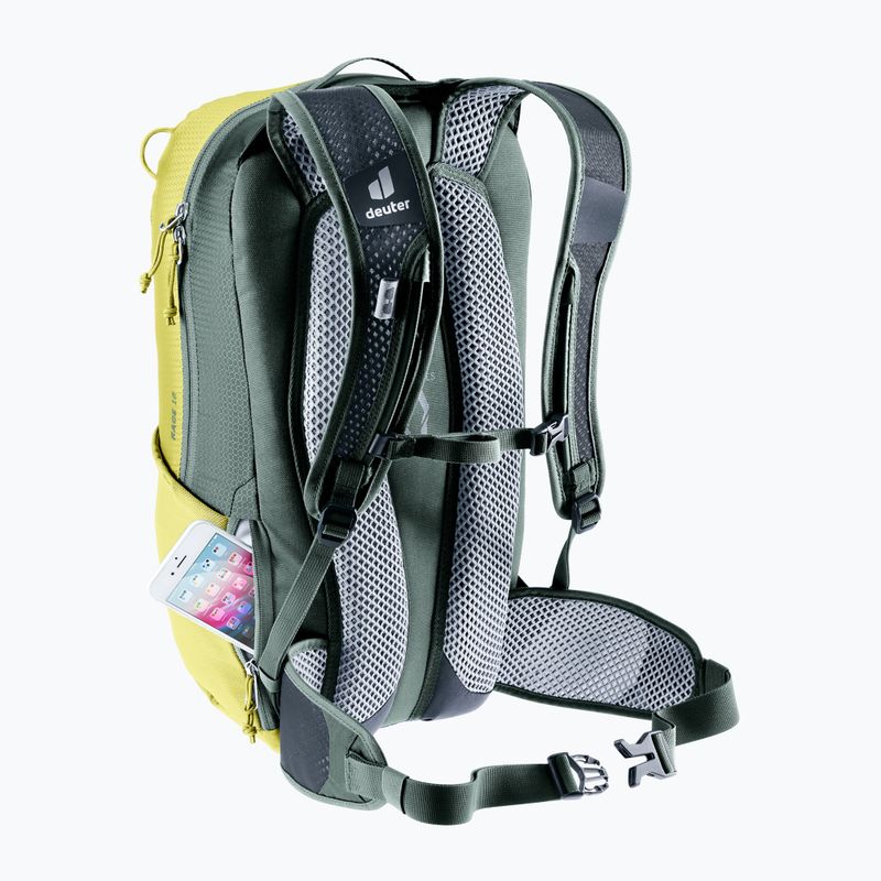 Рюкзак велосипедний deuter Race 16 л sprout/ivy 7