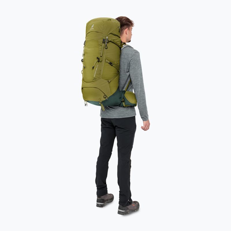 Рюкзак трекінговий deuter Aircontact Core 50+10 л cactus/ivy 13