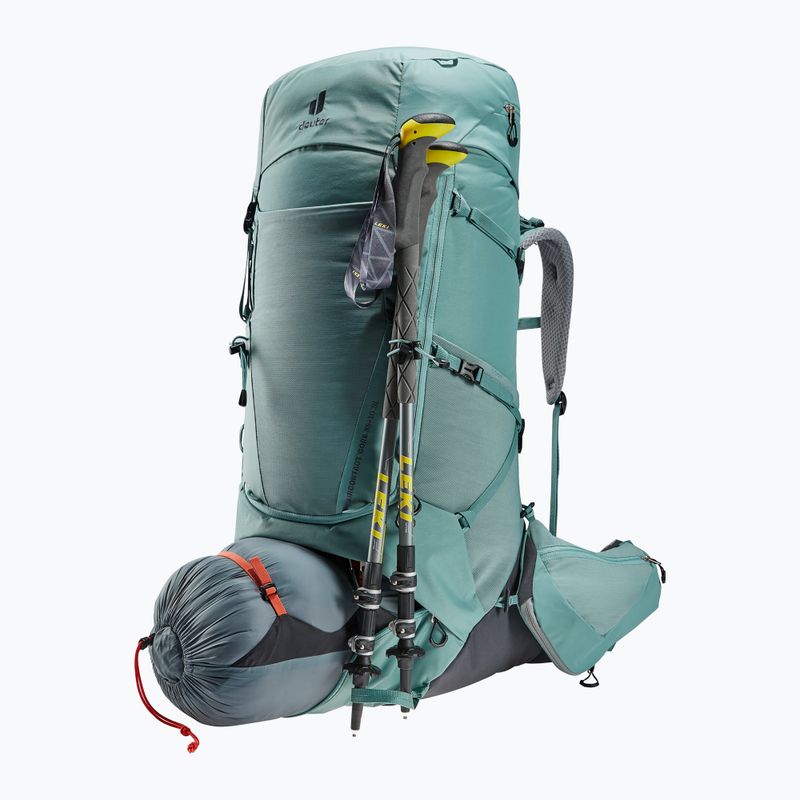 Жіночий трекінговий рюкзак deuter Aircontact Core 55+10 л SL нефрит/графіт 6