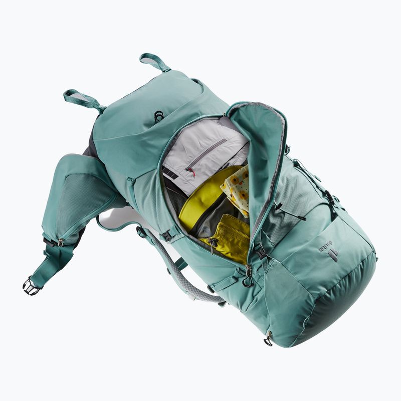 Жіночий трекінговий рюкзак deuter Aircontact Core 55+10 л SL нефрит/графіт 7