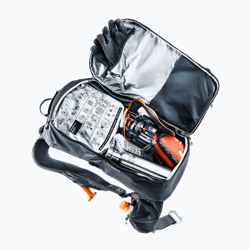 Лавинний рюкзак Deuter Alproof Ride 18 л чорний 10