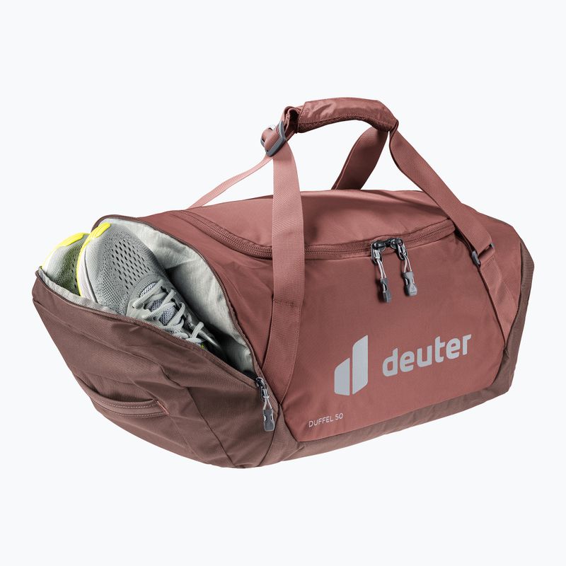 Дорожня сумка deuter Duffel 50 л caspia/raisin 7