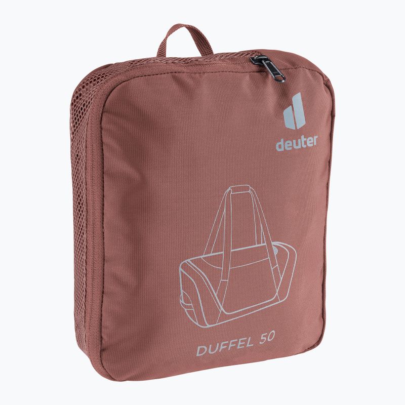 Дорожня сумка deuter Duffel 50 л caspia/raisin 8