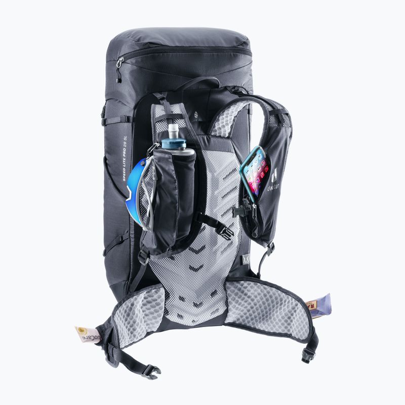 Рюкзак туристичний жіночий deuter Speed Lite Pro 28 л SL black 8