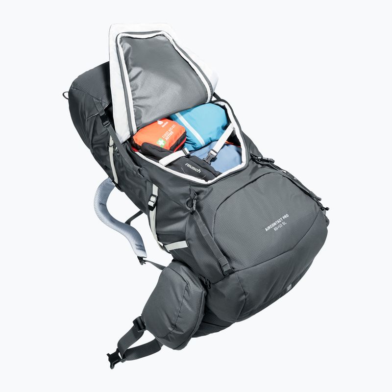 Рюкзак трекінговий жіночий deuter Aircontact Pro 65 + 10 л SL graphite 6