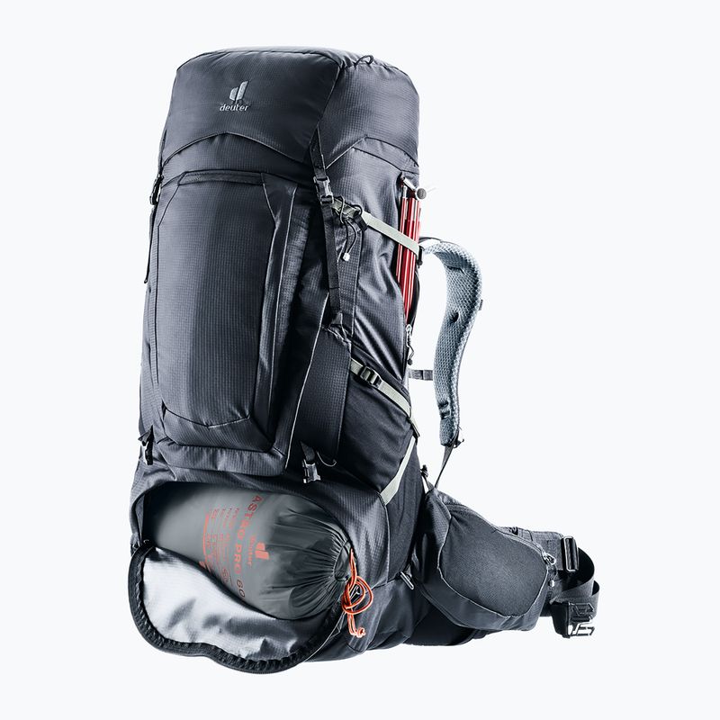 Трекінговий рюкзак Deuter Aircontact Pro 75 + 10 л чорний 6